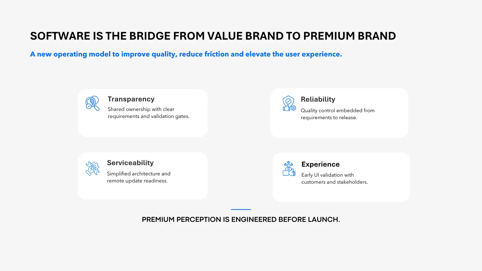 Esempio di redesign efficace di una presentazione