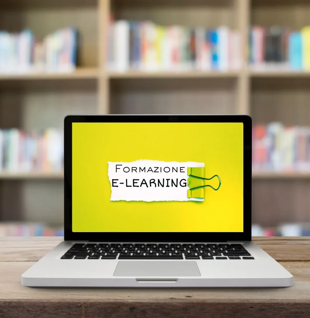 Computer utilizzato per un percorso di formazione online