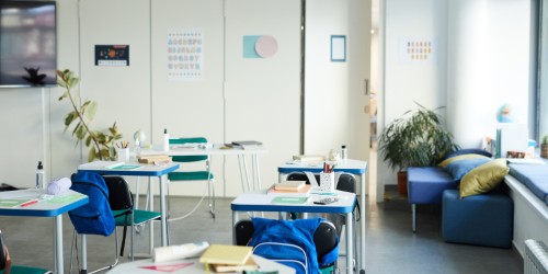 Aula scolastica per percorsi di formazione e orientamento
